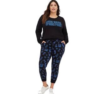 Torrid Harry Potter Death Eater Crop Jogger Size 2X